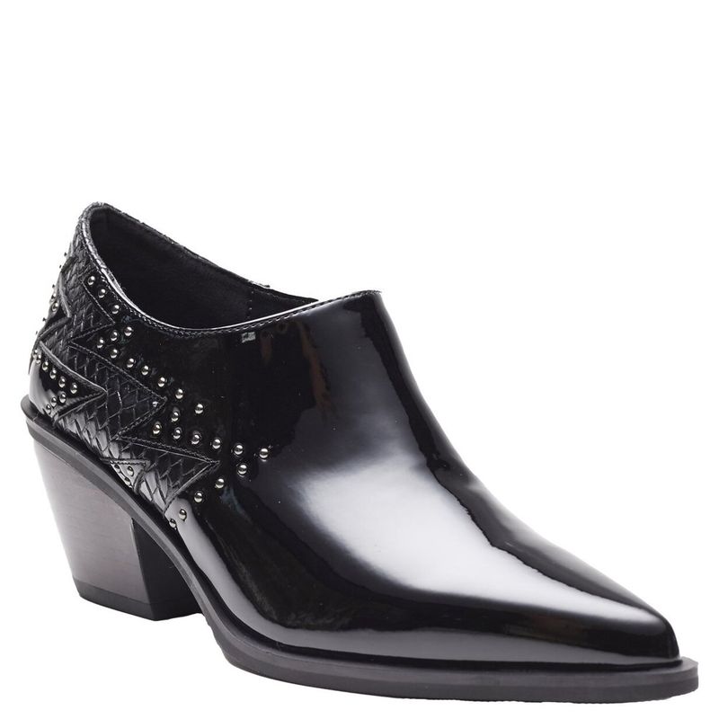 BONNYFRANCO - Zapato Vaquero Mujer Bf 488 Charol Negro