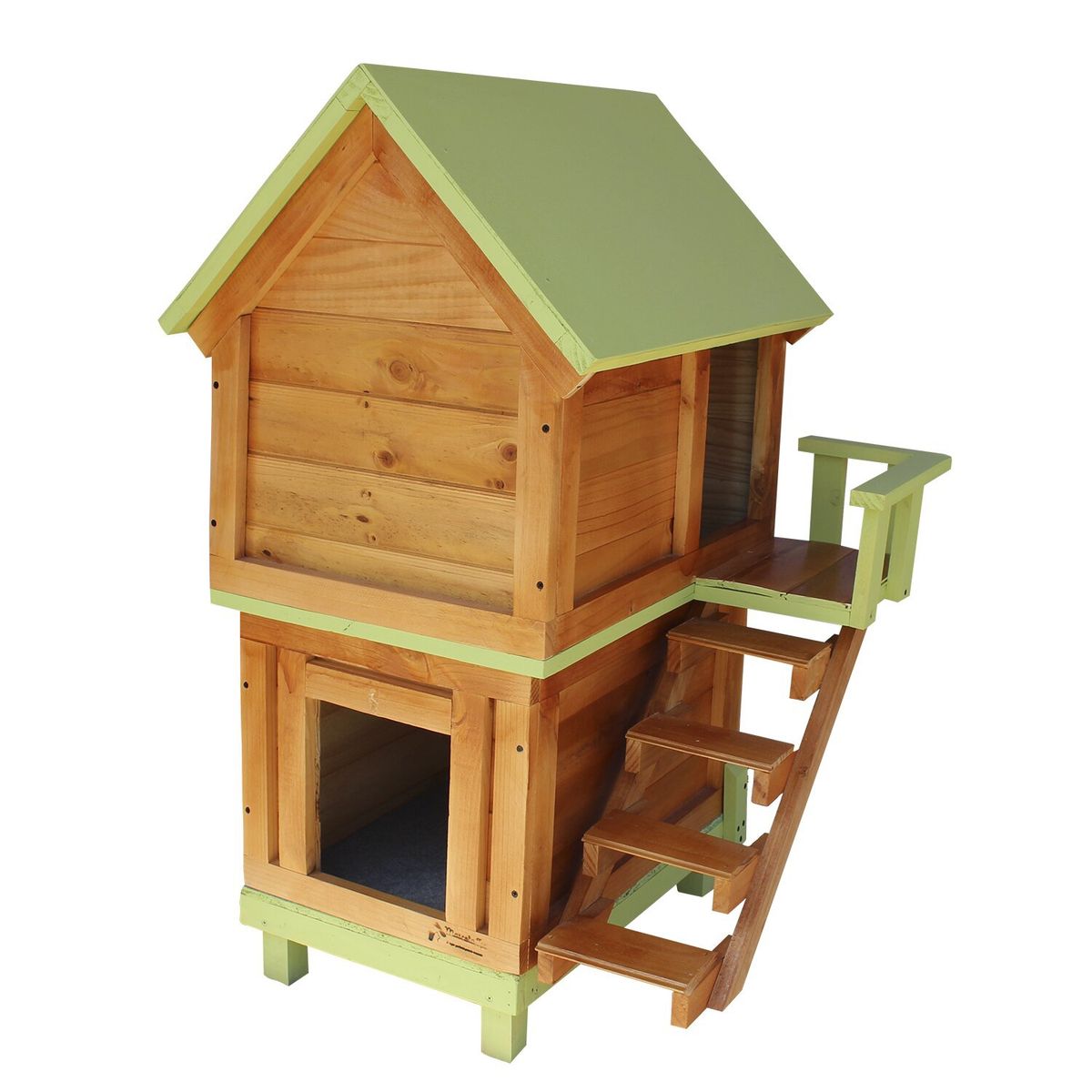 MASCOTA TOP - Casa para Perro Pequeña Dos Pisos