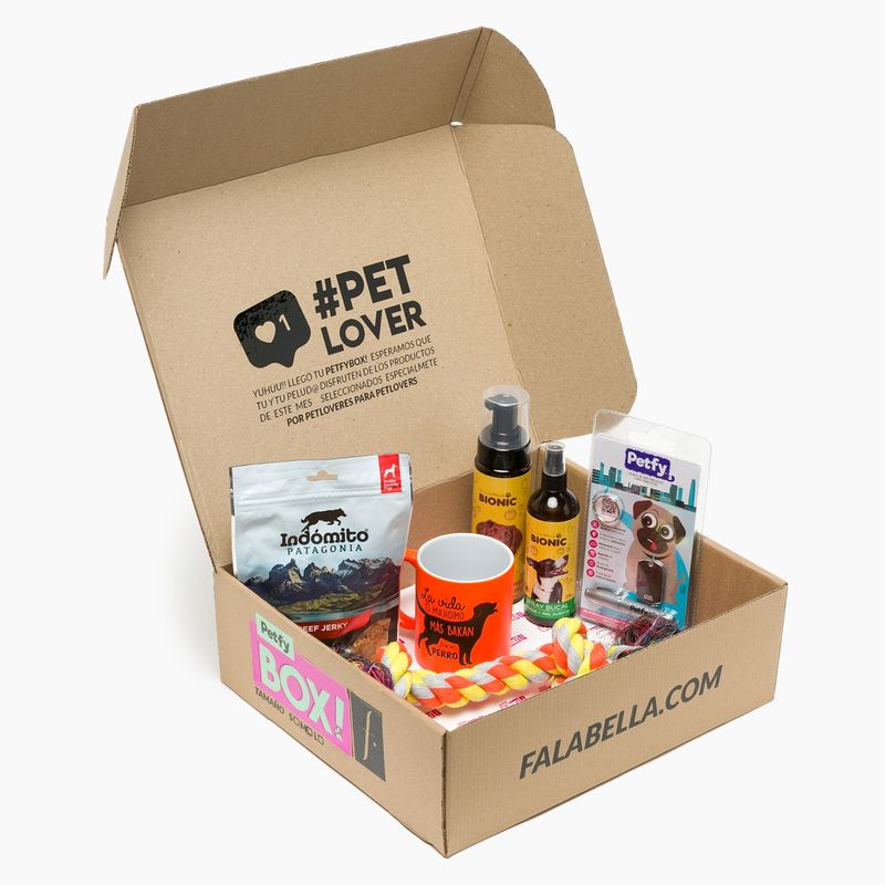PETFY - Caja  Adicto Perro Tamaño L