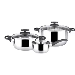 MAGEFESA - Batería de Cocina Acero Inoxidable Style 5 Piezas