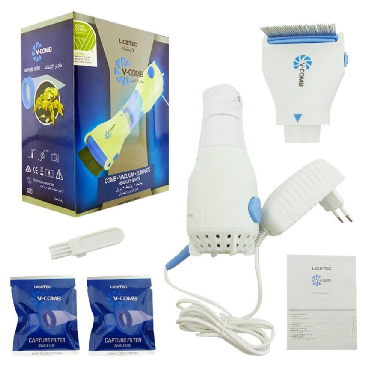 COMPRAPO - Aspiradora Mini Para Pediculosis V-COMB