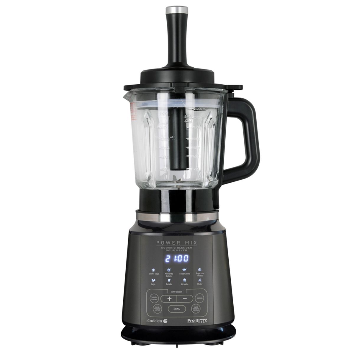 SINDELEN - Licuadora de Cocción Multifunción LCM-18000GF Sindelen