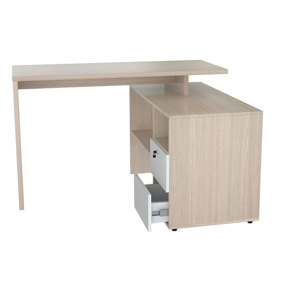 INVAL - Escritorio Mali Et5315 Arena/Blanco Inval