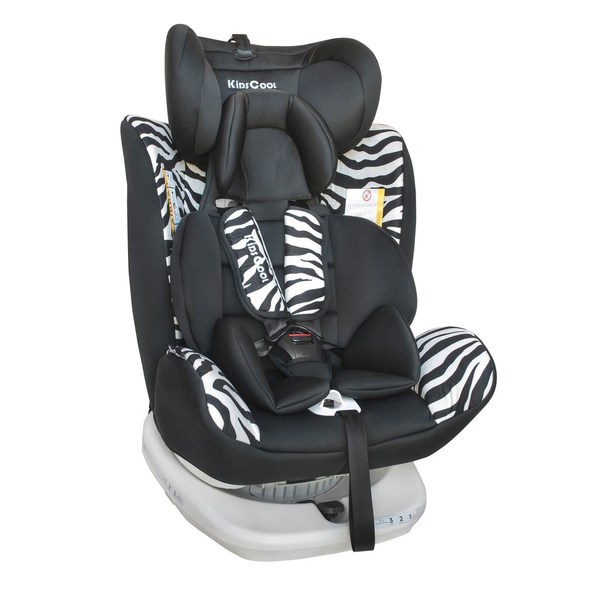 KIDSCOOL - Silla de Auto 360 Zebra Butaca Kidscool