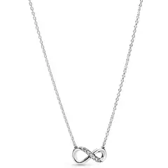 PANDORA - Collar Infinito Brillante Mujer