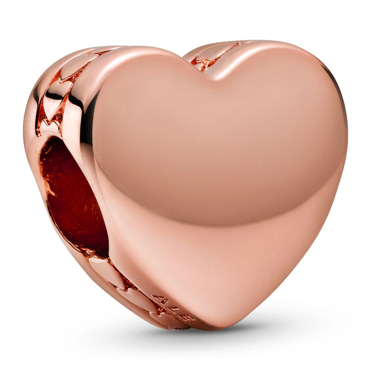 PANDORA - Charm Corazon Para Grabar Rose Mujer Pandora