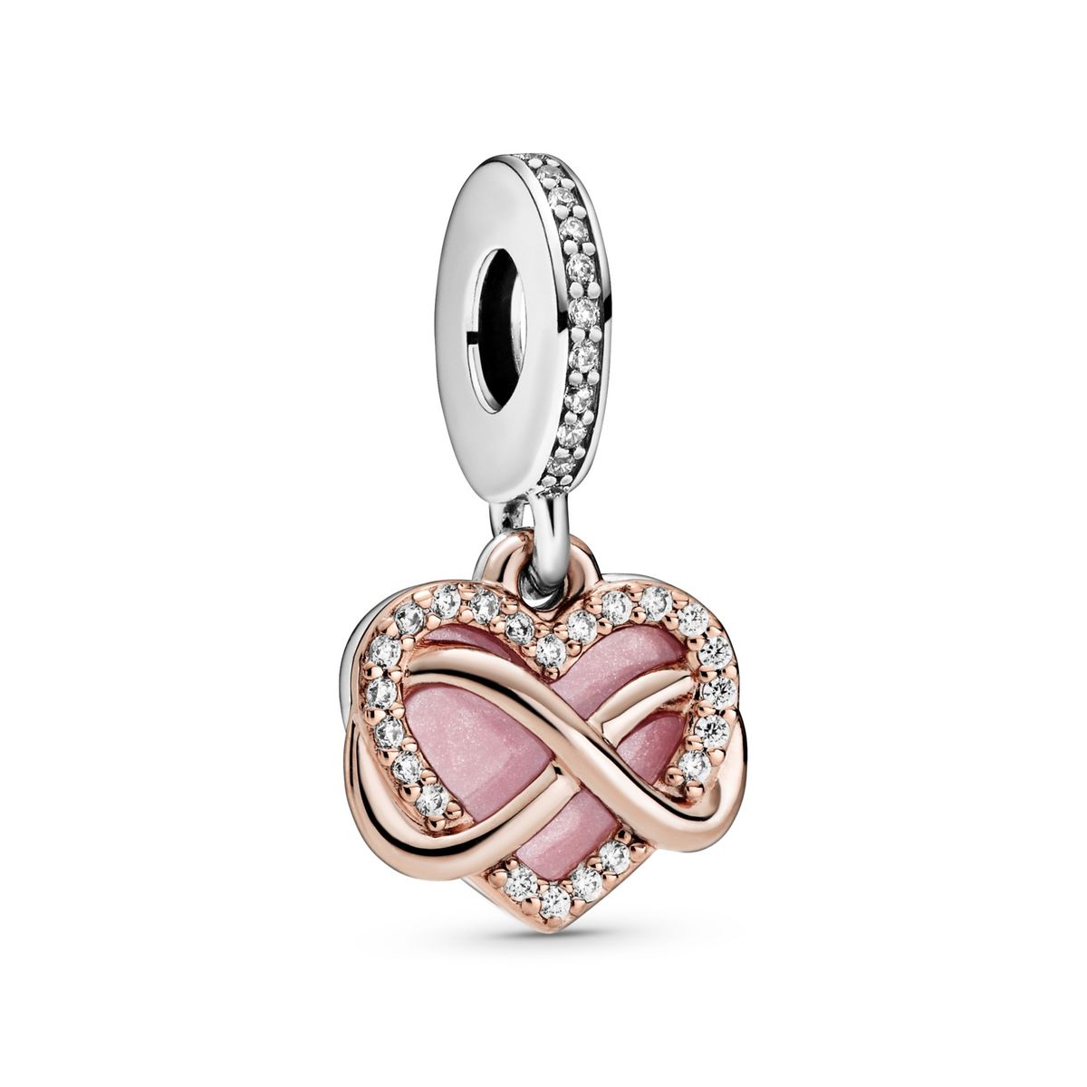 PANDORA - Charm Corazón Infinito Brillante Mujer Pandora