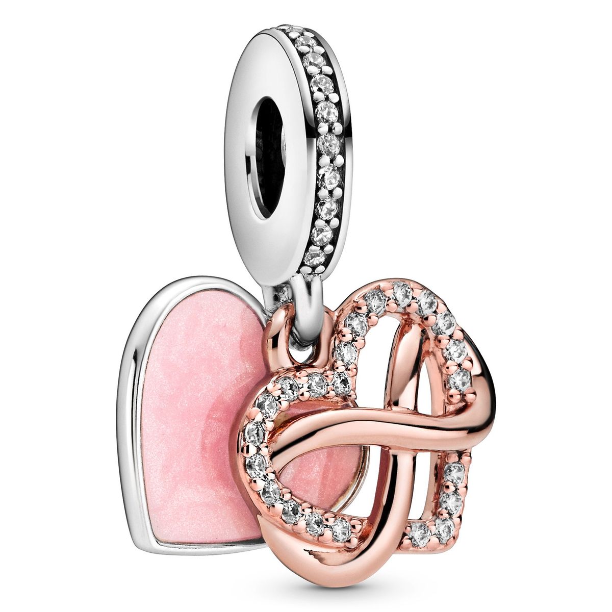 PANDORA - Charm Corazón Infinito Brillante Mujer Pandora