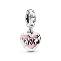 PANDORA - Charm Colgante Corazón Mum Mujer