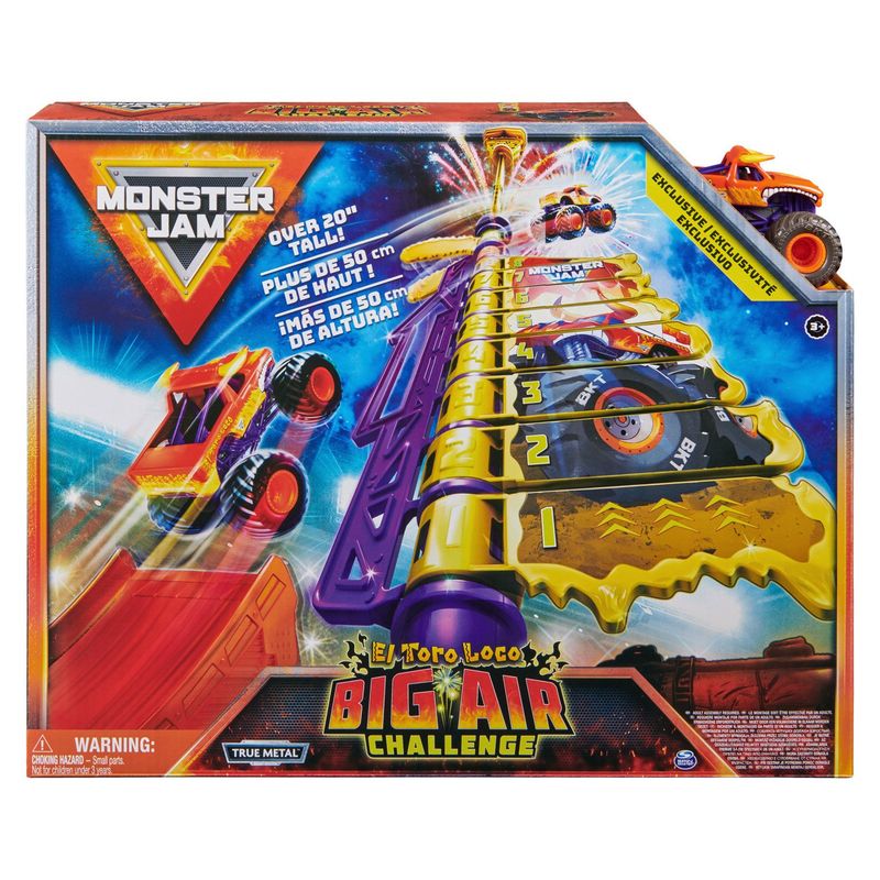 MONSTER JAM - Playset Autos Big Air Challenge Monster Jam