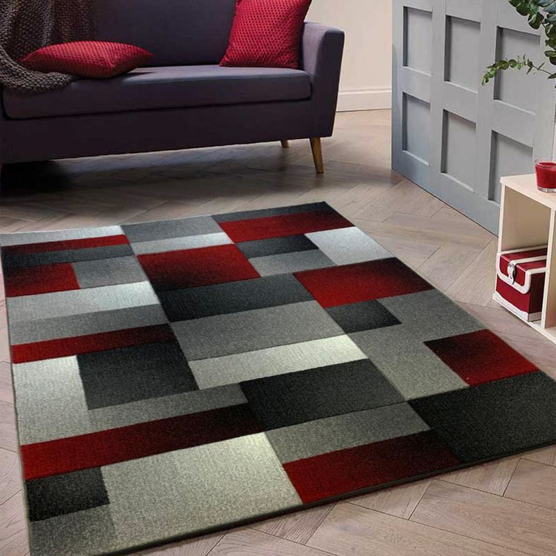 IDETEX - Alfombra Frize Carved D4 150X200 Cm Gris Idetex