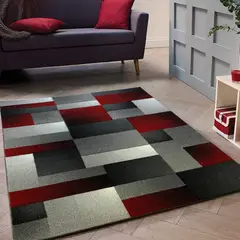 IDETEX - Alfombra Frize Carved D4 150X200 Cm Gris