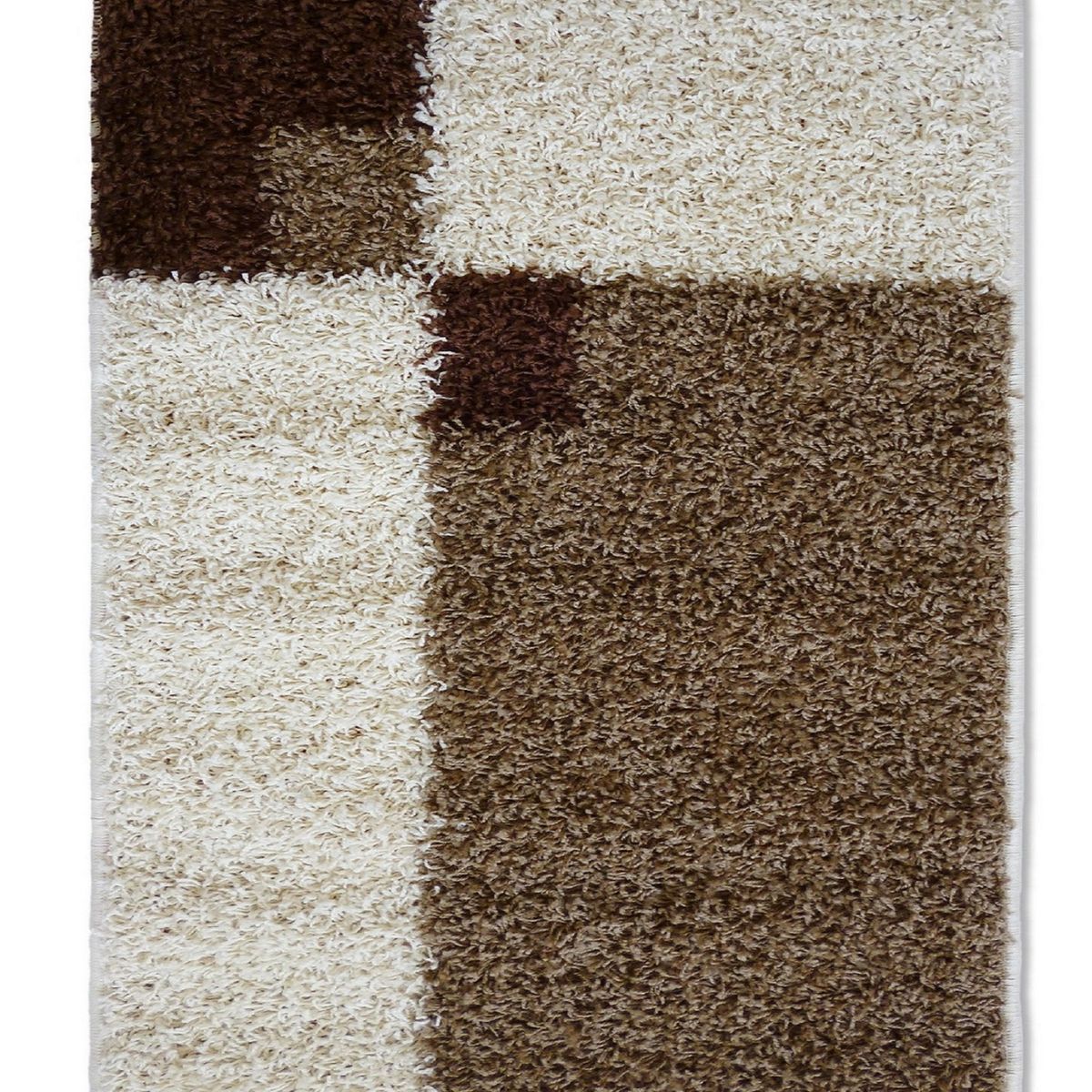 IDETEX - Alfombra Shaggy D2 050 X 100 Caramelo