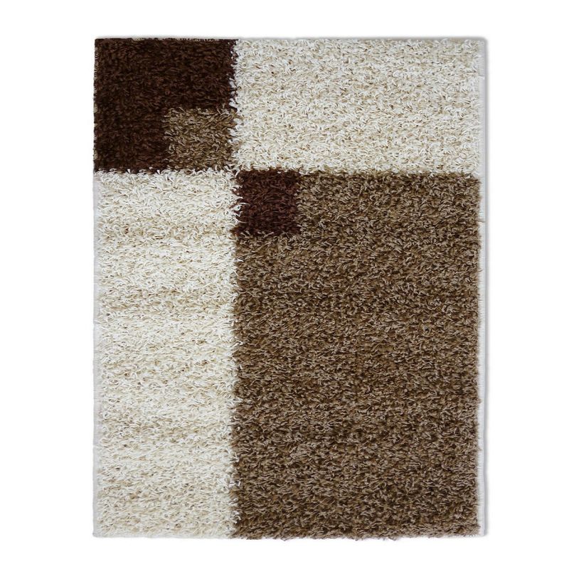 IDETEX - Alfombra Shaggy D2 050 X 100 Caramelo