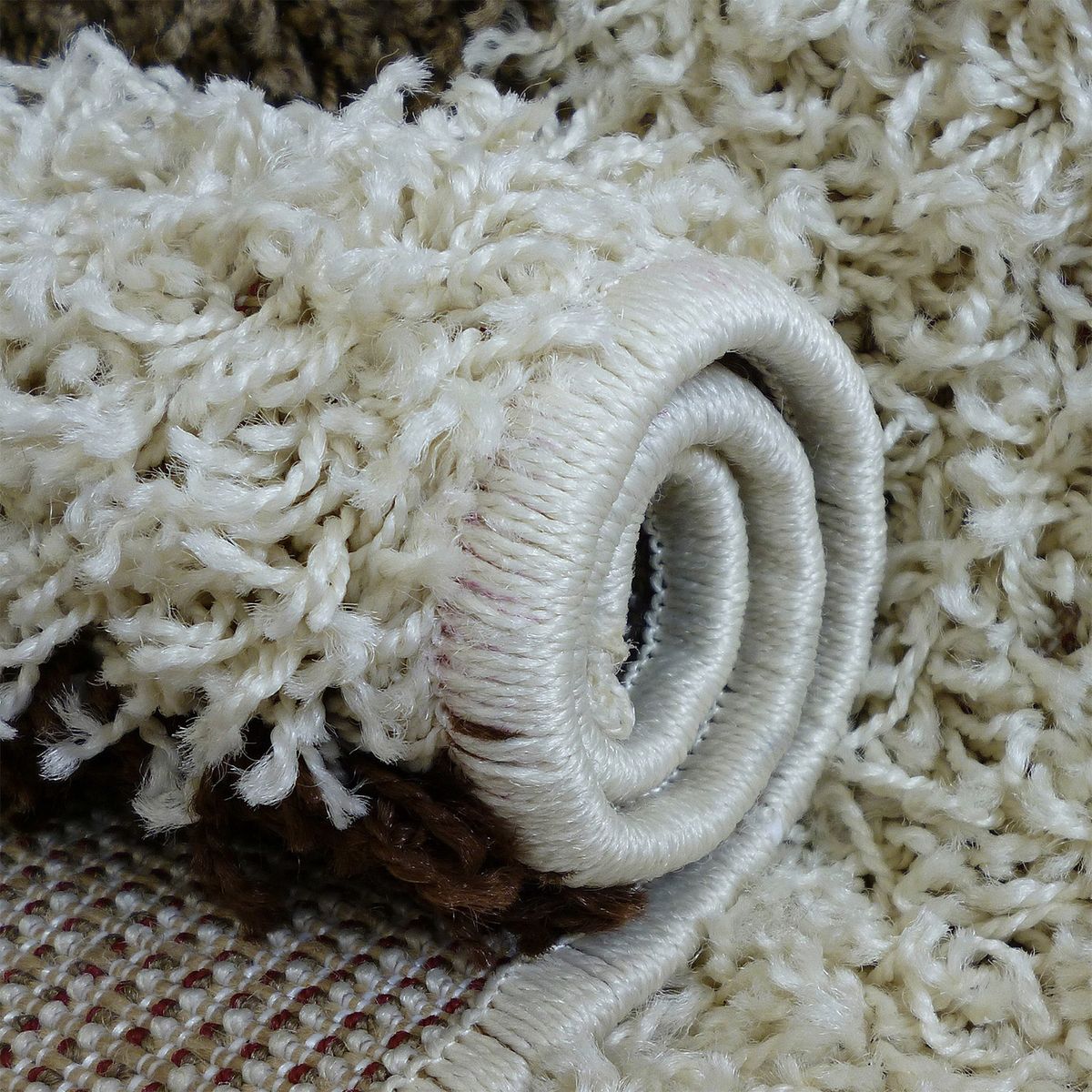 IDETEX - Alfombra Shaggy D2 050 X 100 Caramelo