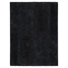 IDETEX - Alfombra Shaggy Lisa 133X180 Cm Negro