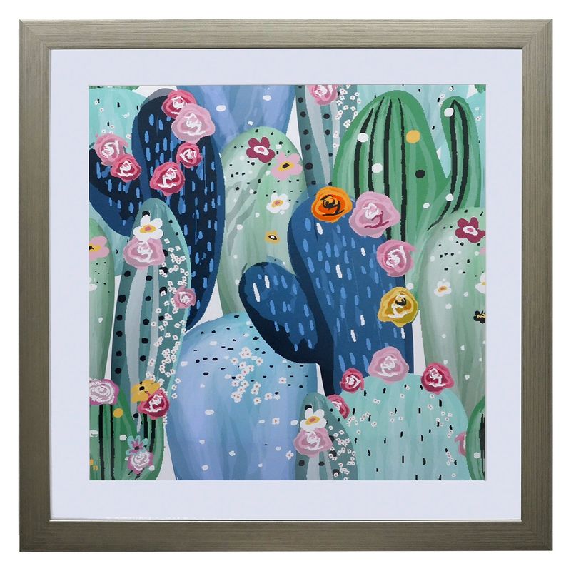 RONDA - Cuadro Cactus 50X50 Cm Ronda