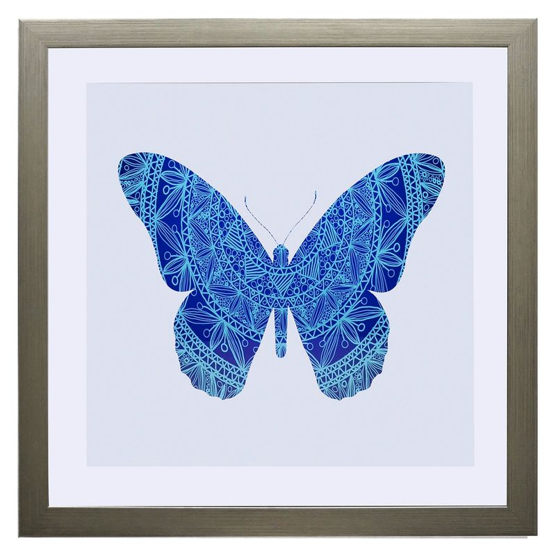 RONDA - Cuadro Mariposa Celeste 50X50 Cm Ronda