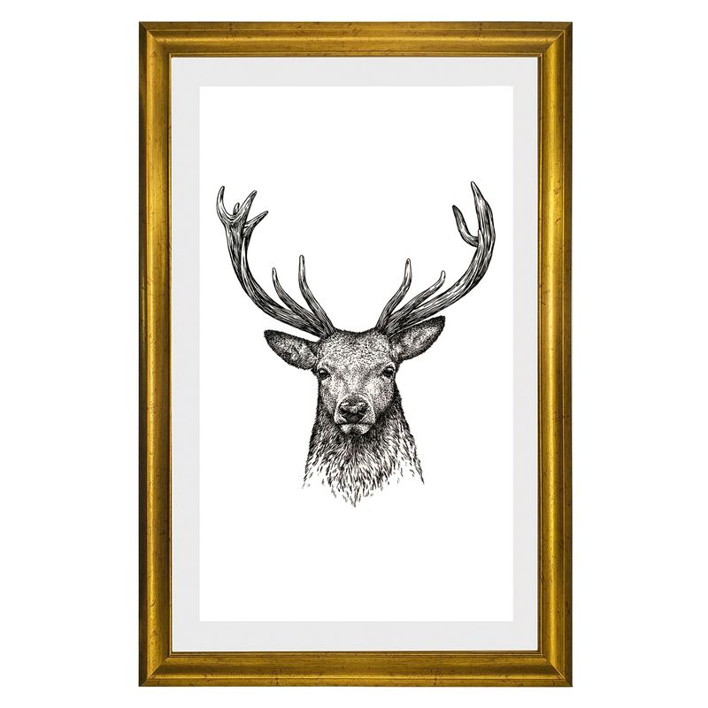 RONDA - Lamina Venado Blanco/Negro