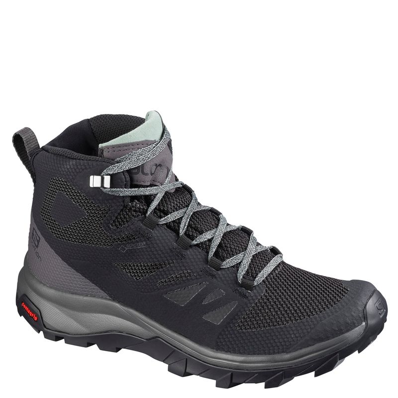 SALOMON - Outline Mid Gtx Zapatilla Outdoor Mujer Gore-Tex Impermeable Salomon