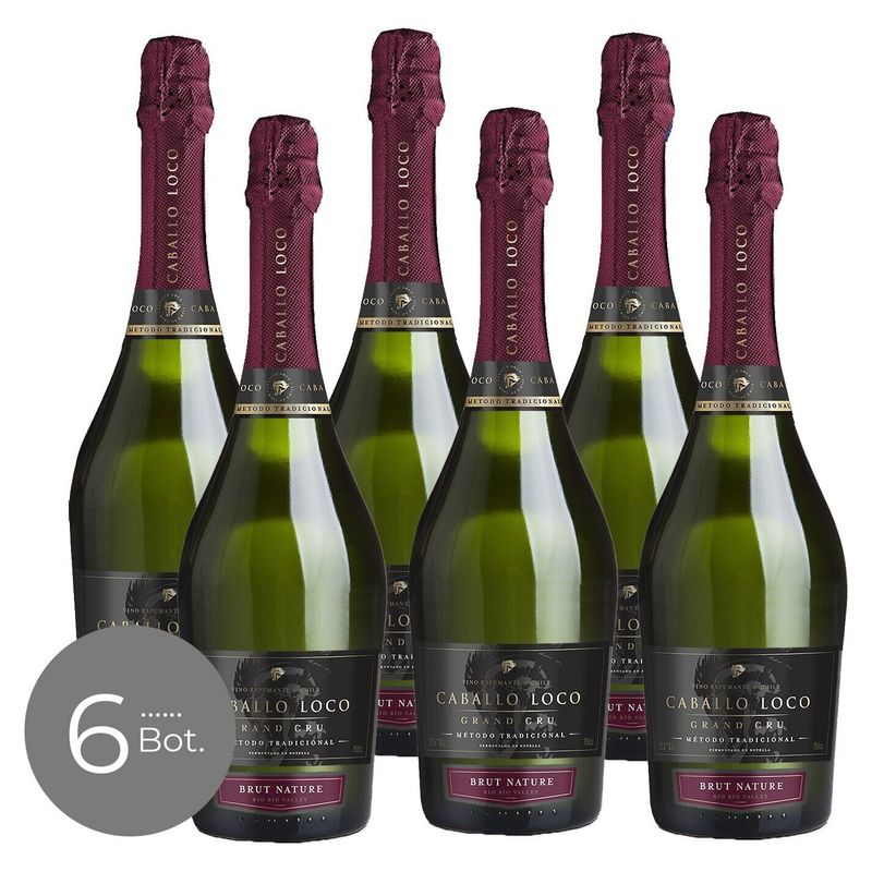 CABALLO LOCO - Caja Esp Grand Cru Brut Nature 125 750cc