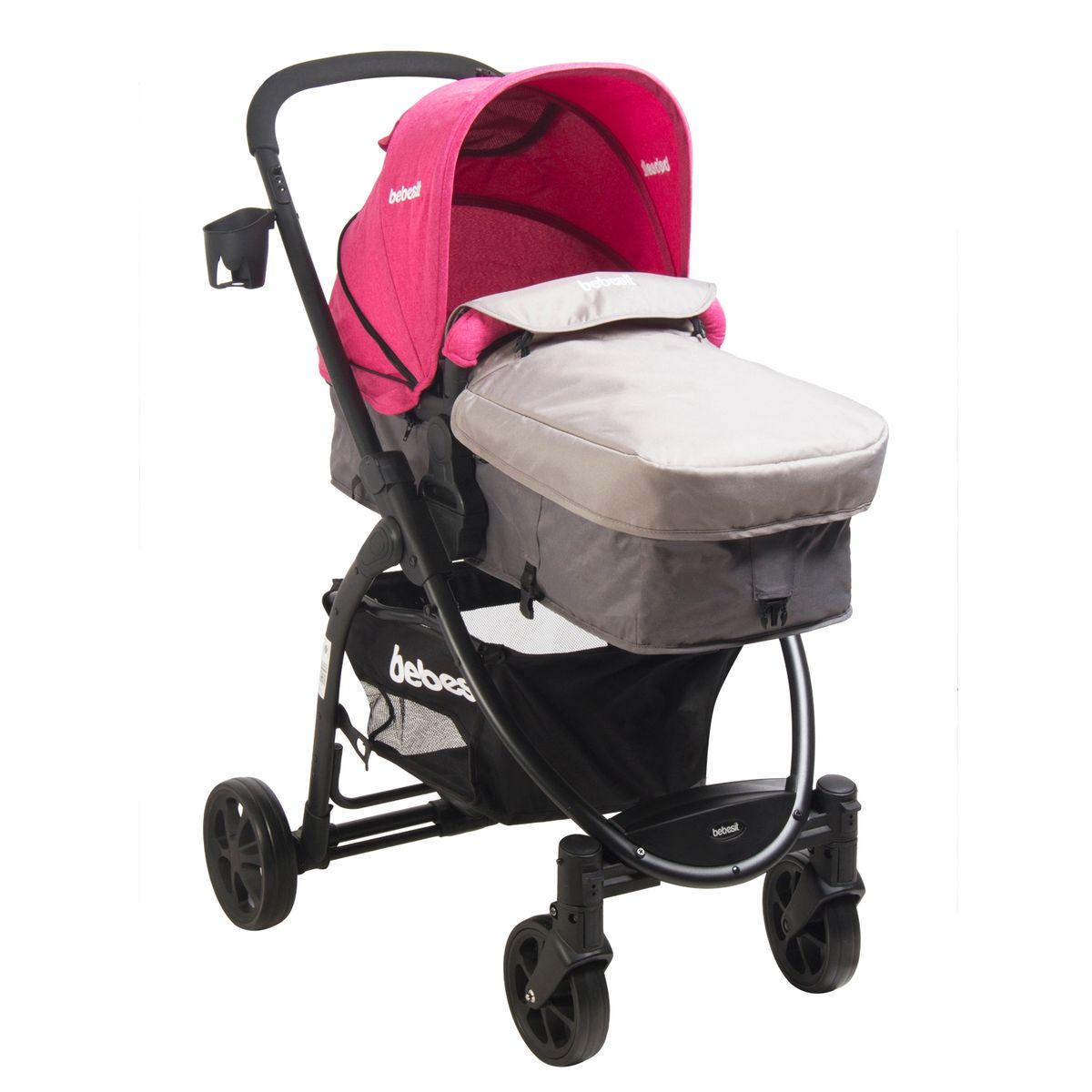 BEBESIT - Coche Travel System Fenix Rosado Bebesit