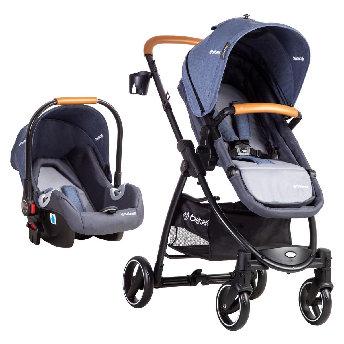 BEBESIT - Coche Travel System Fenix Azul Bebesit