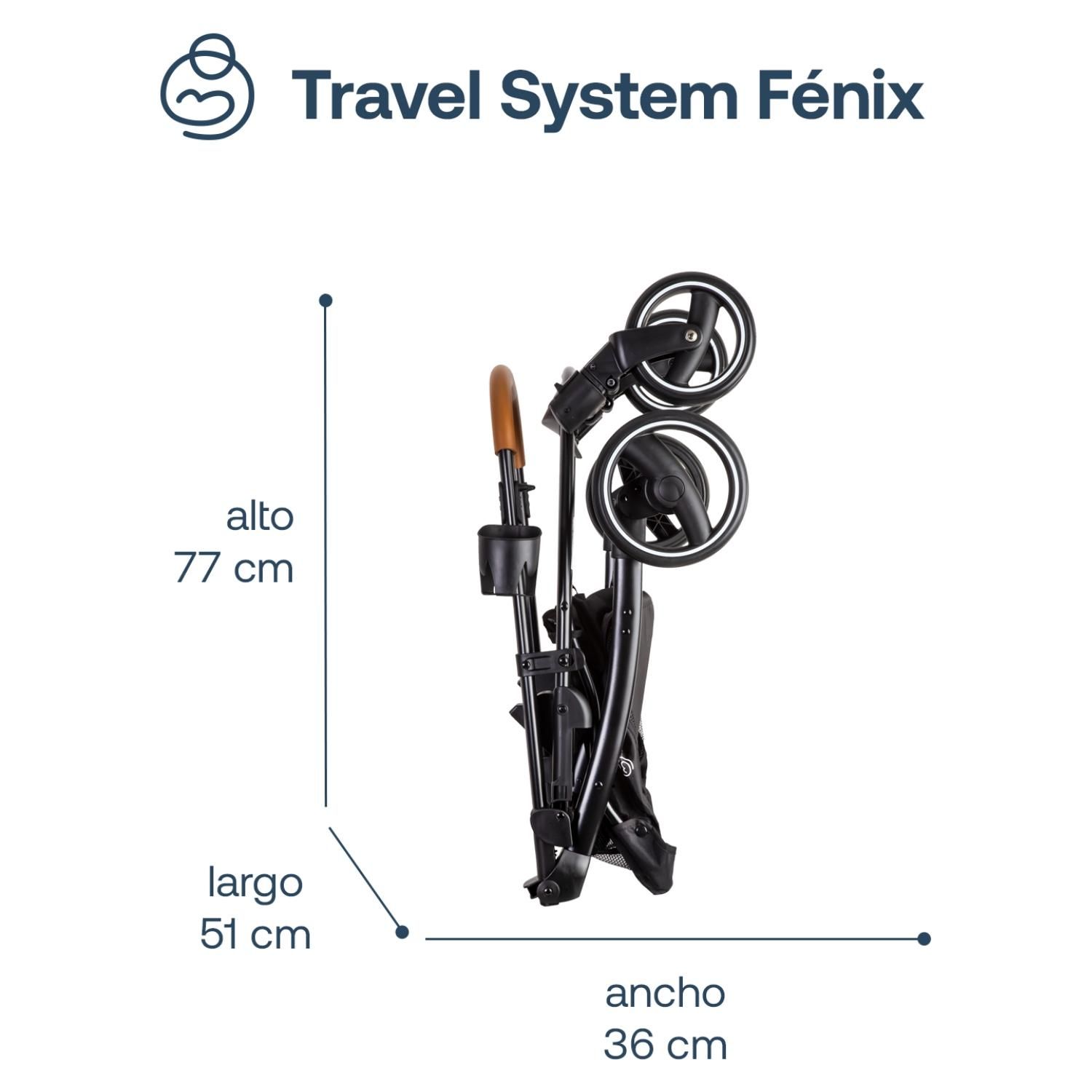 BEBESIT Coche Travel System Fenix Azul Bebesit | Falabella Chile