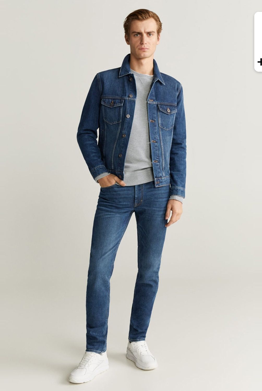 MANGO MAN - Chaqueta Denim