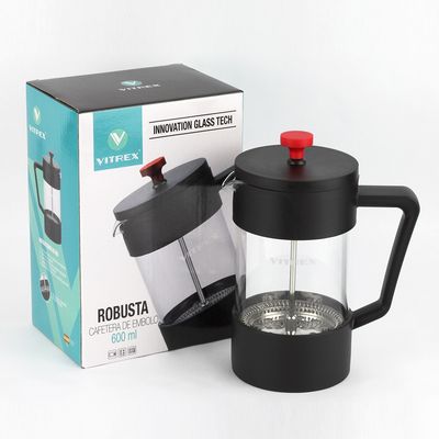 Imagen 2 del producto Robusta Cafetera Embolo 600 Ml