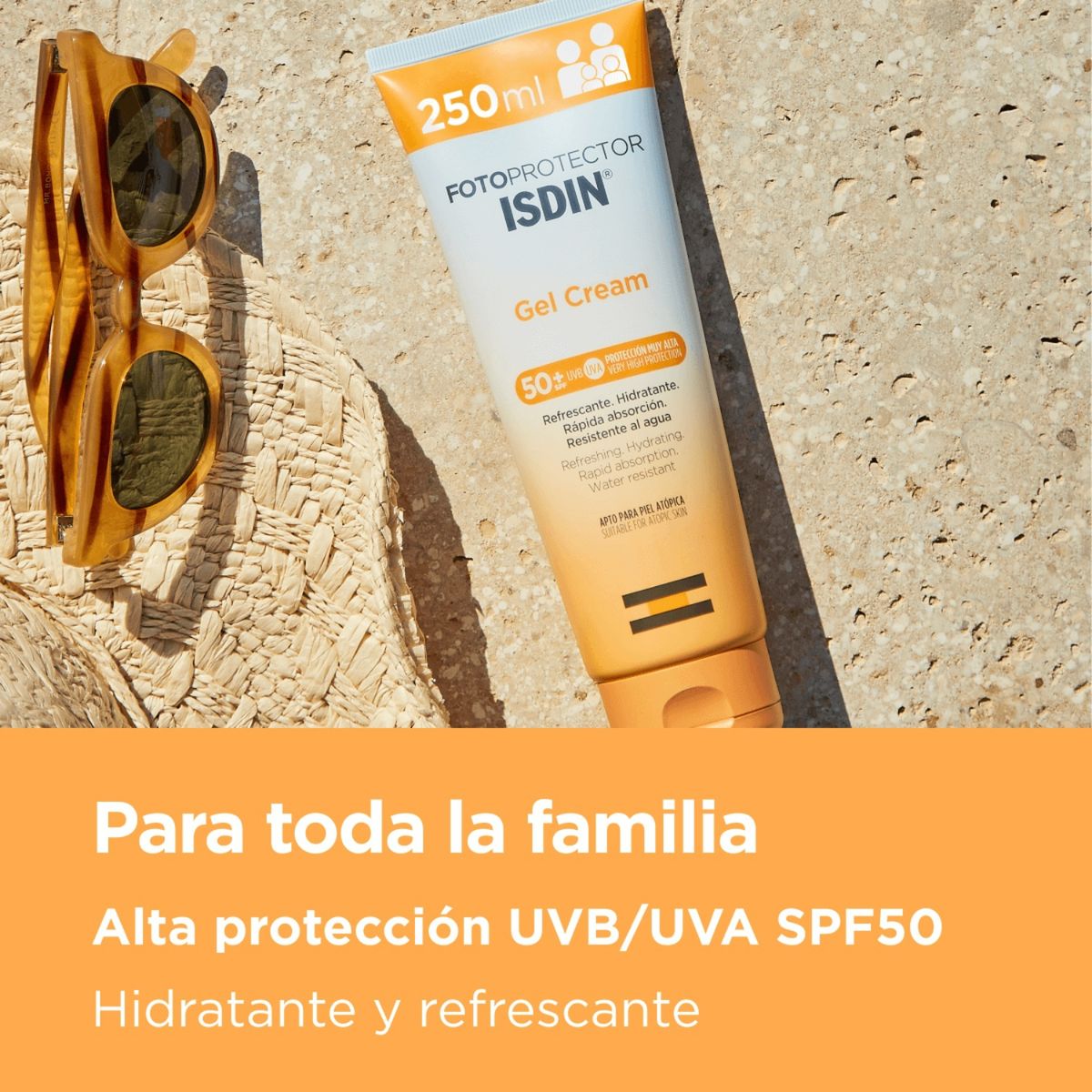 ISDIN - Protector Solar Gel Cream FPS 50+ 250 ml ISDIN