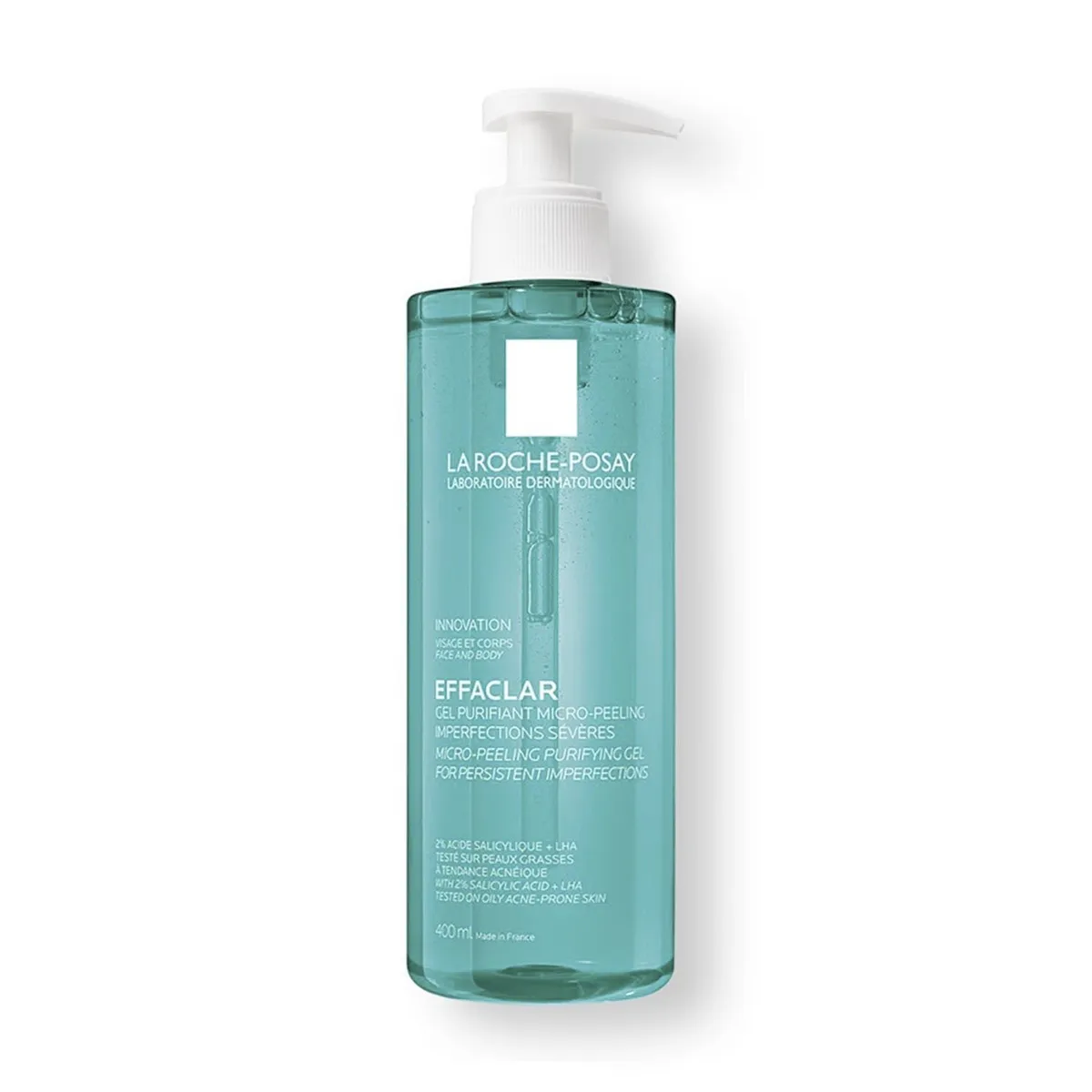 LA ROCHE POSAY - Limpiador Facial Effaclar Gel Microexfoliante 400 ml  La Roche Posay
