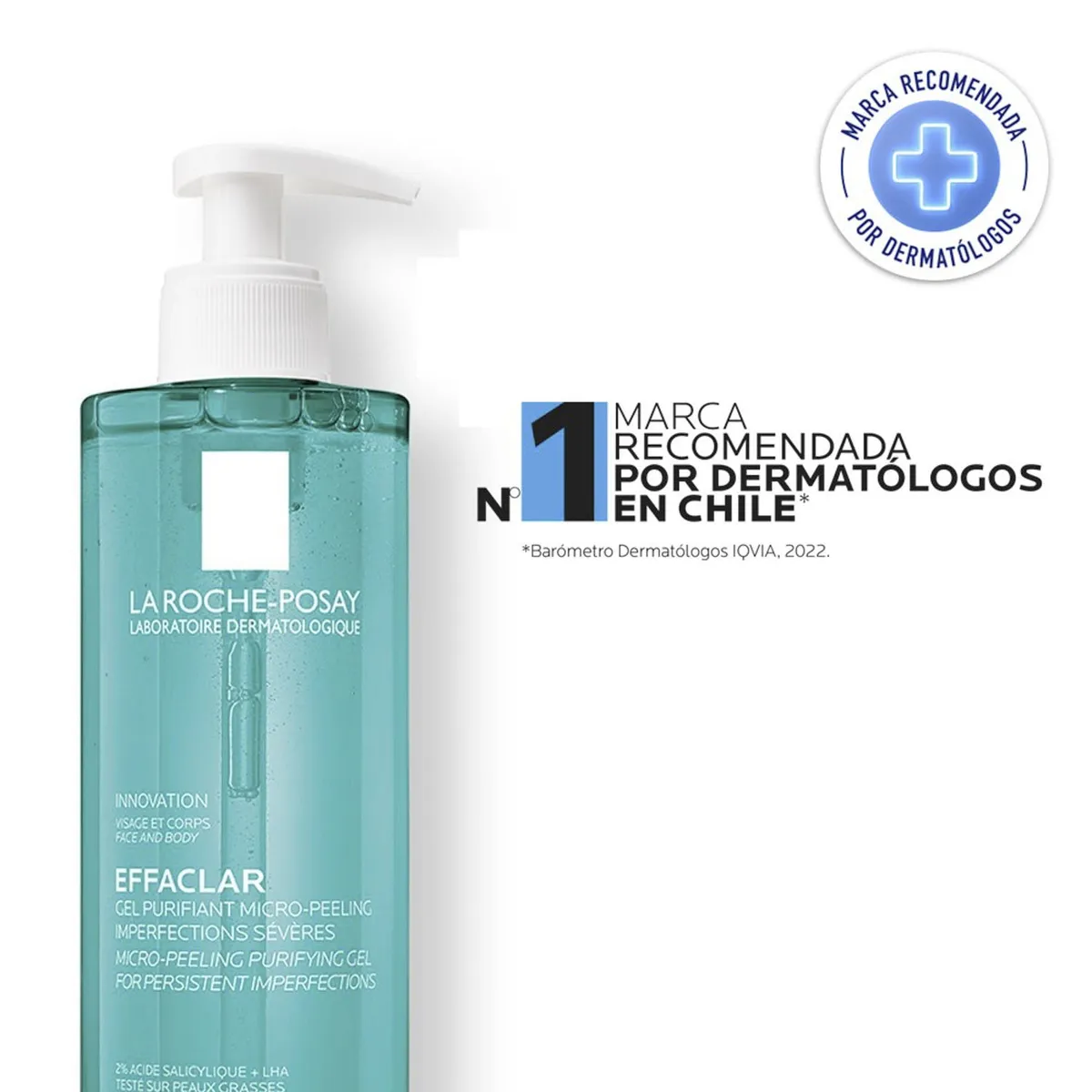 LA ROCHE POSAY - Limpiador Facial Effaclar Gel Microexfoliante 400 ml  La Roche Posay