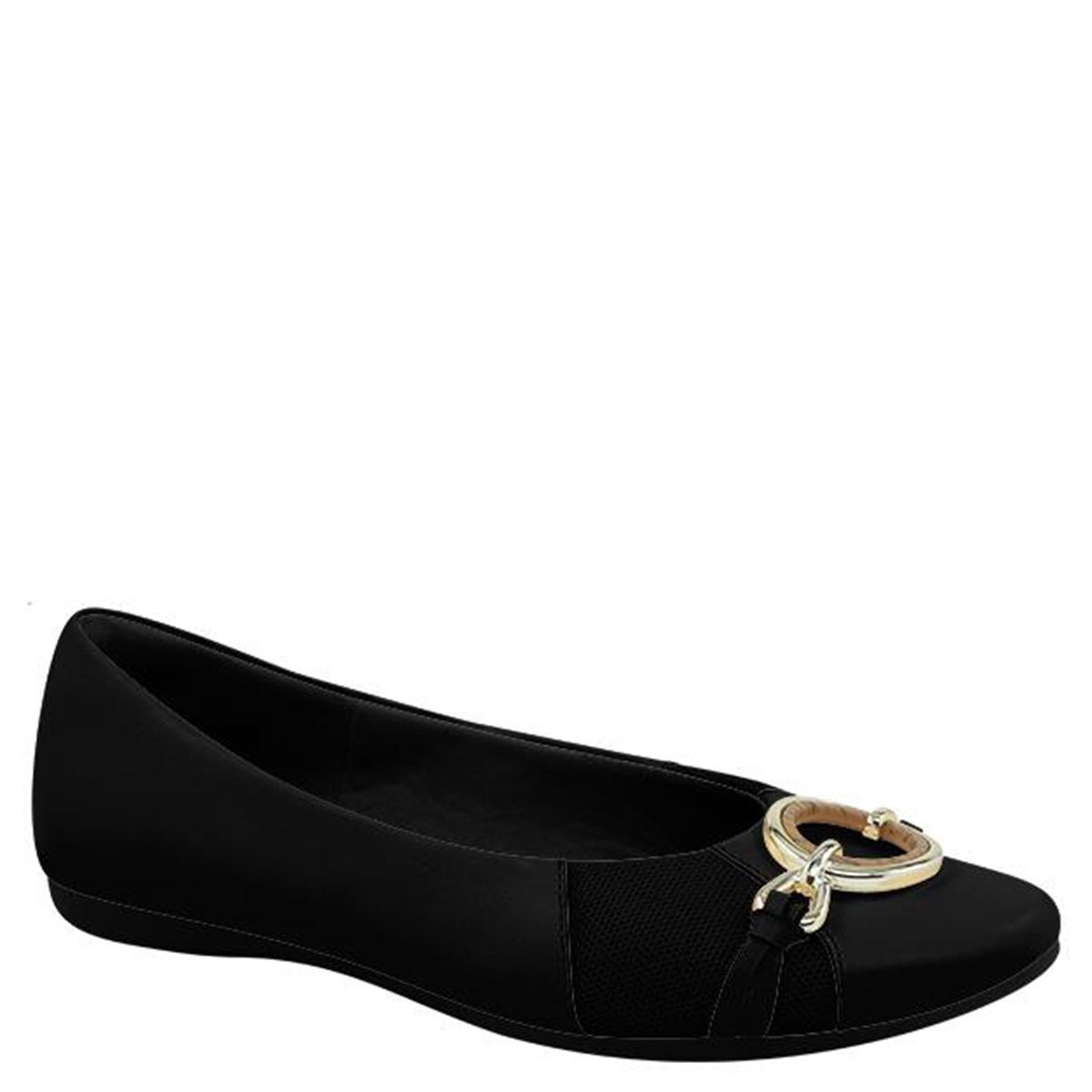 USAFLEX - Zapato Casual Mujer Cuero Negro