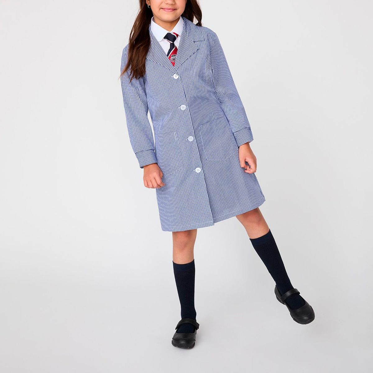 HOLLEY - Delantal Escolar Cuadros Holley Niña