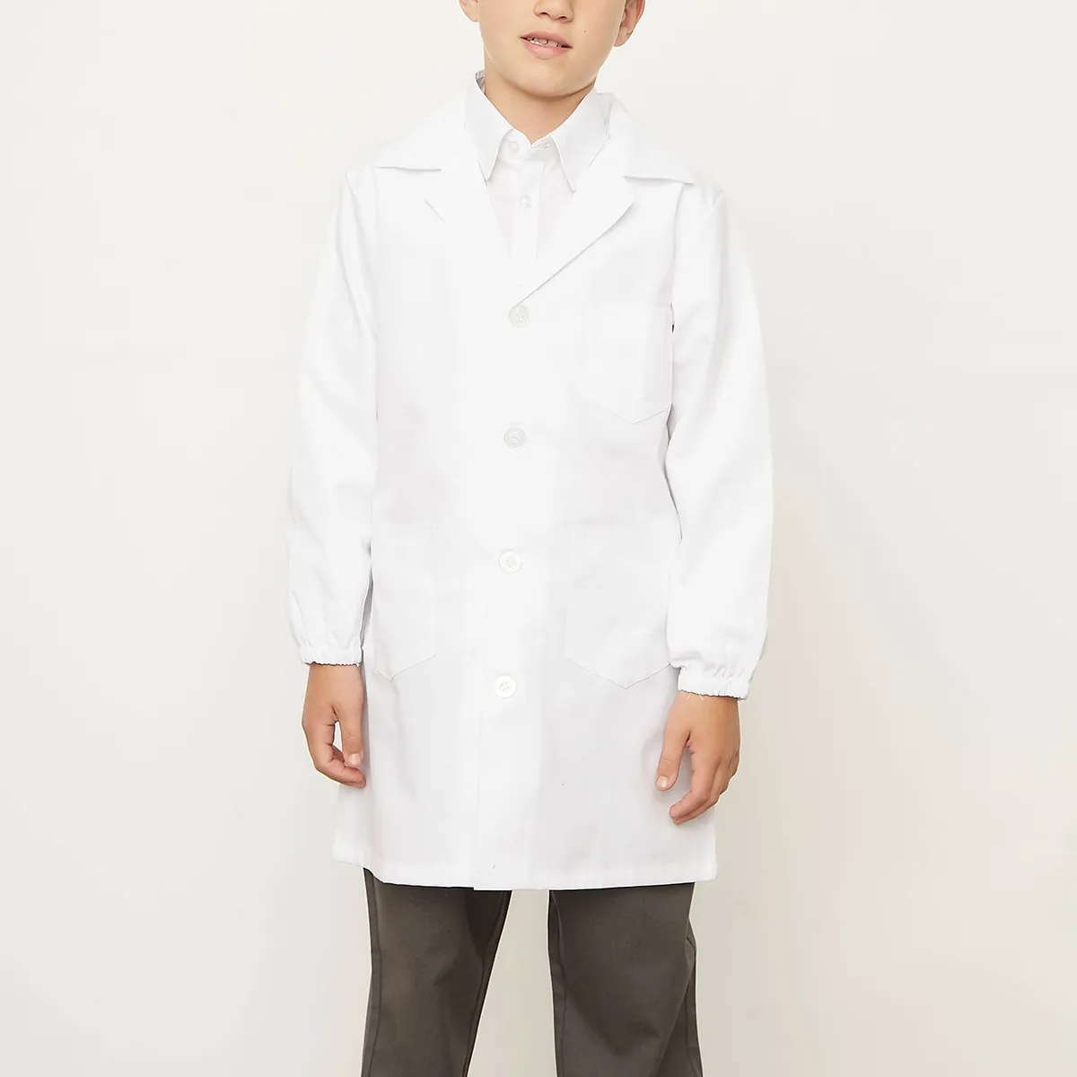 HOLLEY SKOOL - Cotona Escolar Holley White Niño Manga Larga