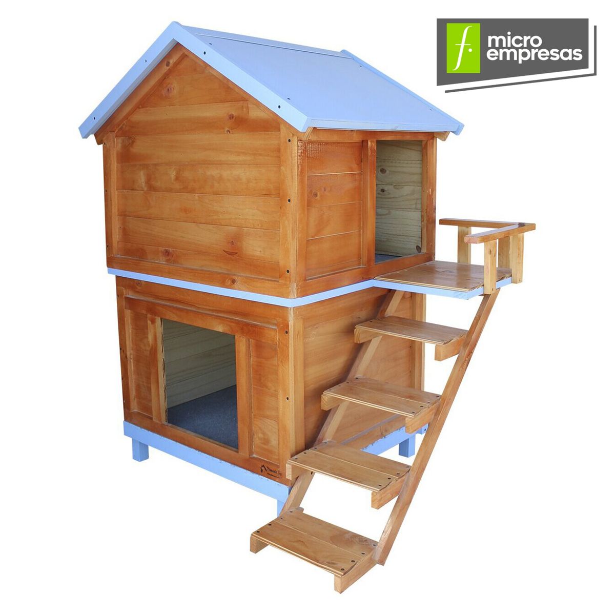 MASCOTA TOP - Casa para Perro Mediana Dos Pisos