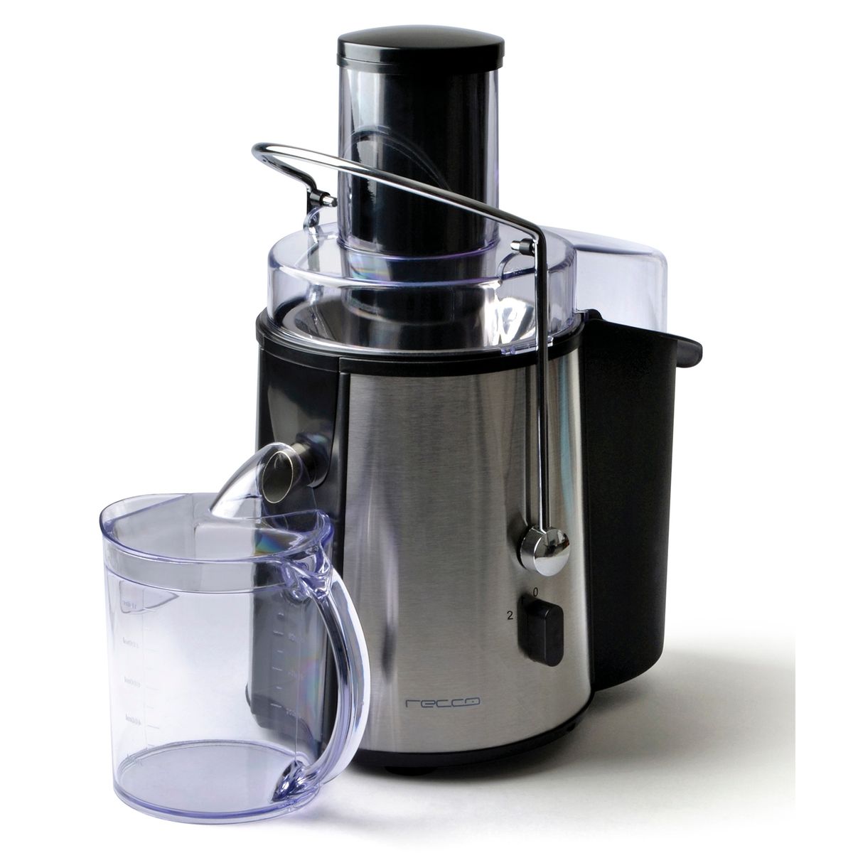 RECCO - Exprimidor Saca Jugo Acero Inoxidable 500 W RSJ-1052 Recco