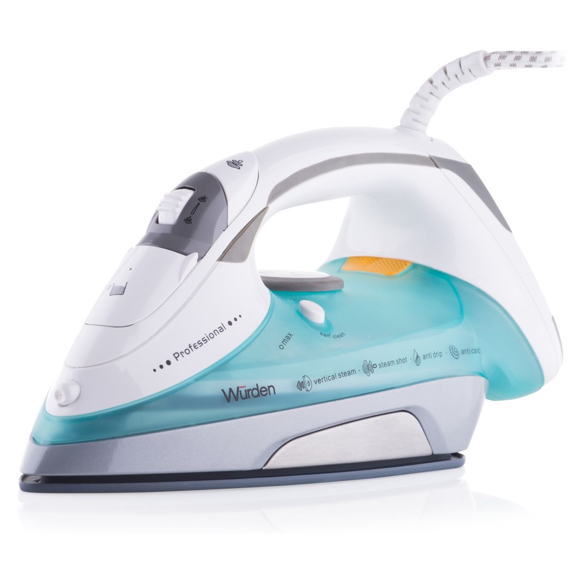 WURDEN - Plancha a Vapor Wurden Suela Cerámica 1800W