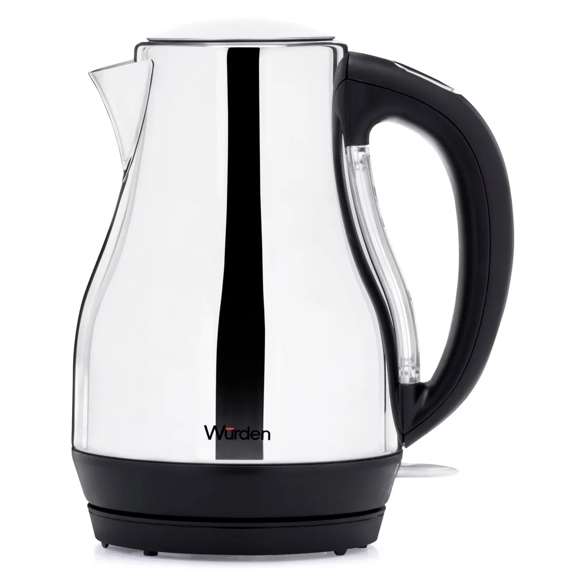 WURDEN - Hervidor Eléctrico 1.7 Litros Acero Inoxidable Plateado Wurden