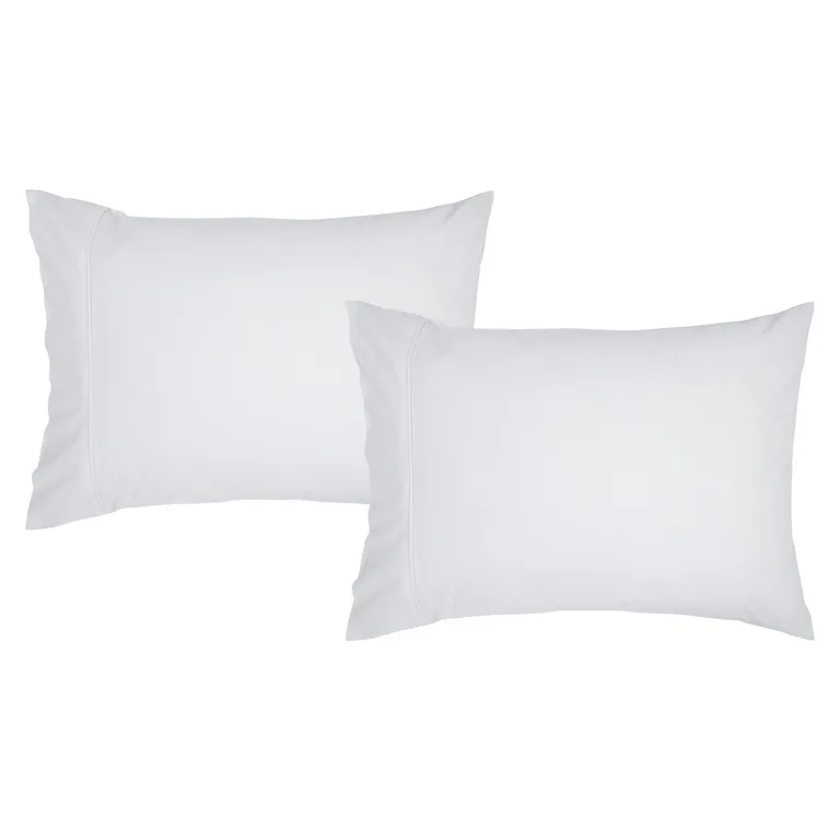 Set De 2 Fundas De Almohada 200 Hilos 100% Algodón