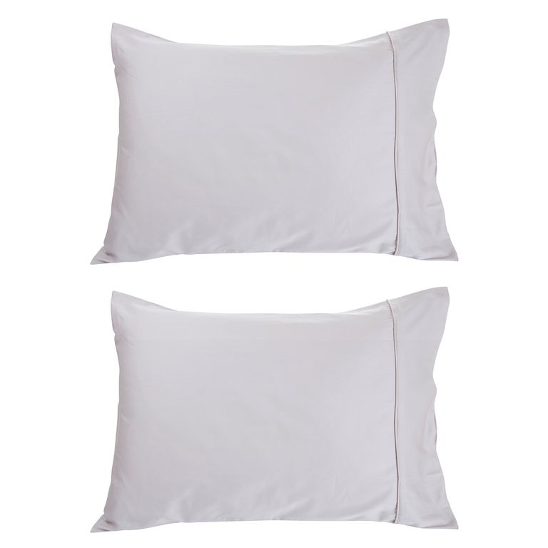 Set De 2 Fundas De Almohada 200 Hilos 100% Algodón