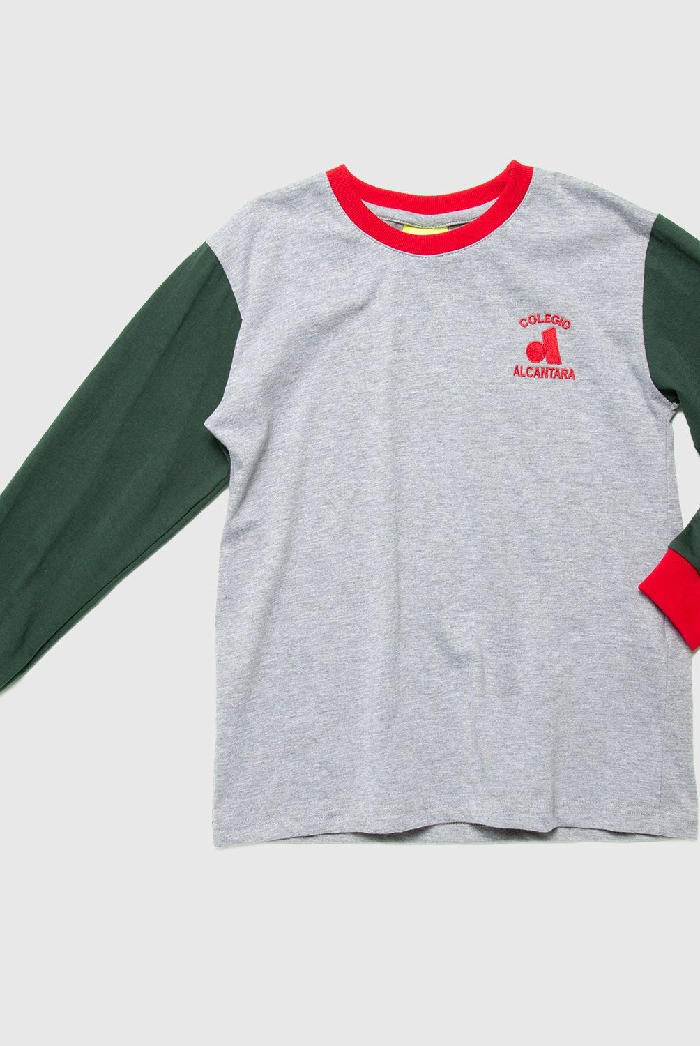 COLEGIO ALCANTARA PLAZA VESPUCIO - Colegio Alcantara Plaza Vespucio, Polera Escolar Deporte, 65% Algodón, 35% Polyester, Manga Larga Con Puño Elasticado, Cuello Redondo Unisex