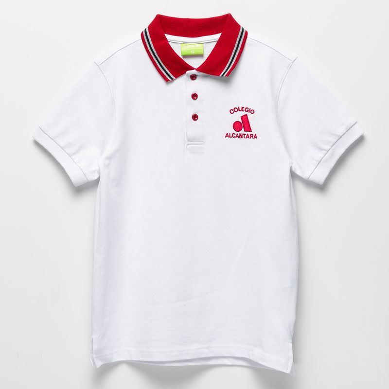 COLEGIO ALCANTARA PLAZA VESPUCIO - Polera Escolar Pique Unisex Colegio Alcantara Plaza Vespucio