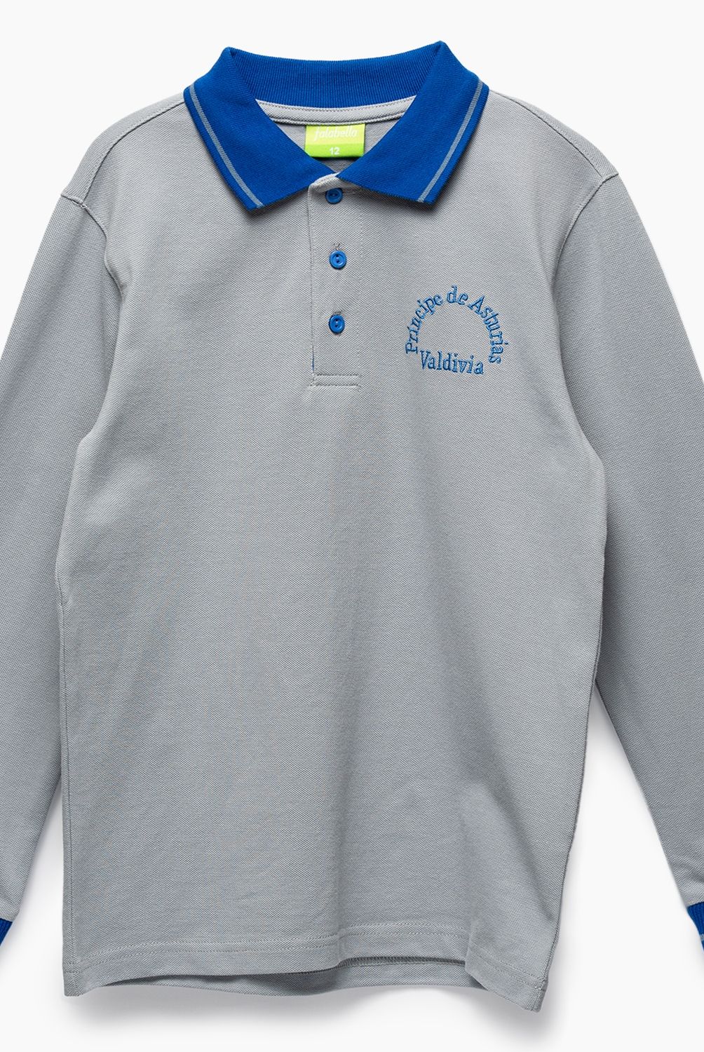 GENERICO - Polera Escolar Pique Unisex Colegio Principe de Asturias Valdivia