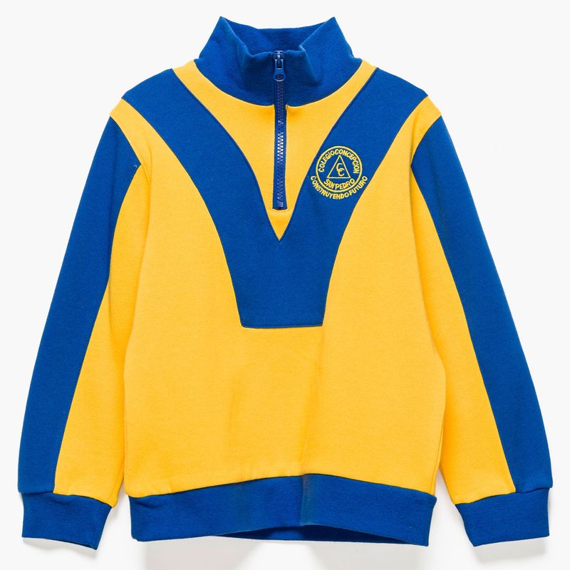 GENERICO - Poler�n Buzo Unisex Colegio Concepci�n San Pedro El Tr�bol