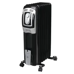 RECCO - Estufa Oleoeléctrica 1500W con Termostato y Ruedas