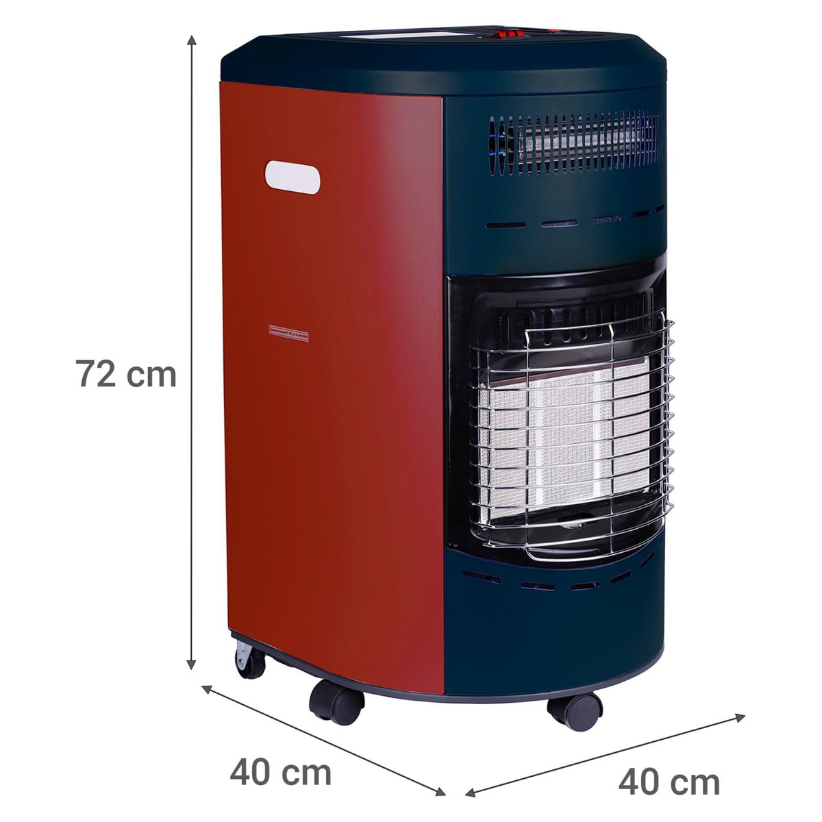 WURDEN - Estufa a Gas Híbrida Wurden RF 5700CL-C 4200W con Ruedas