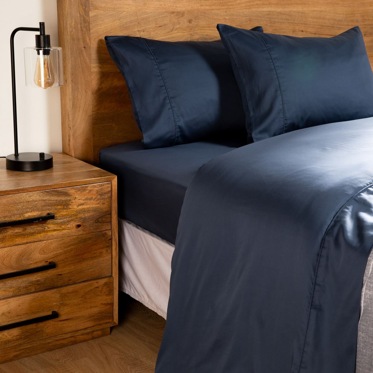 BASEMENT HOME - Sábanas 300 Hilos Liso 100% Algodón Basement Home