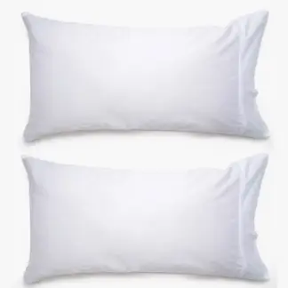 BASEMENT HOME - Set de 2 Fundas de Almohada 100% Algodón 300 Hilos